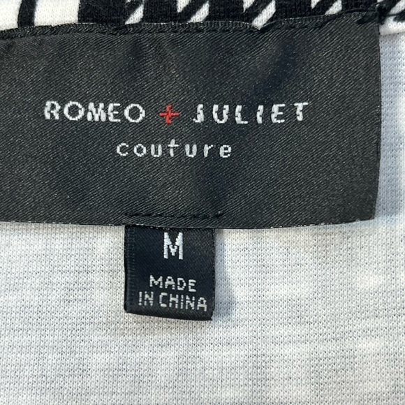 Romeo + Juliet Couture | Black and White Plaid Dress | Size Medium - Picture 5 of 8